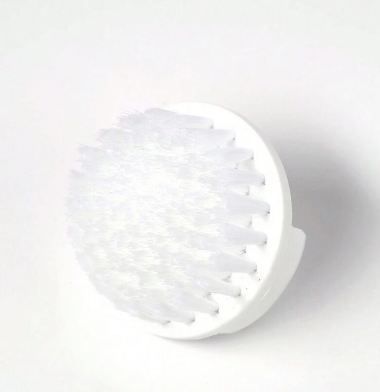 Apaļa birstīte balta 5cm 