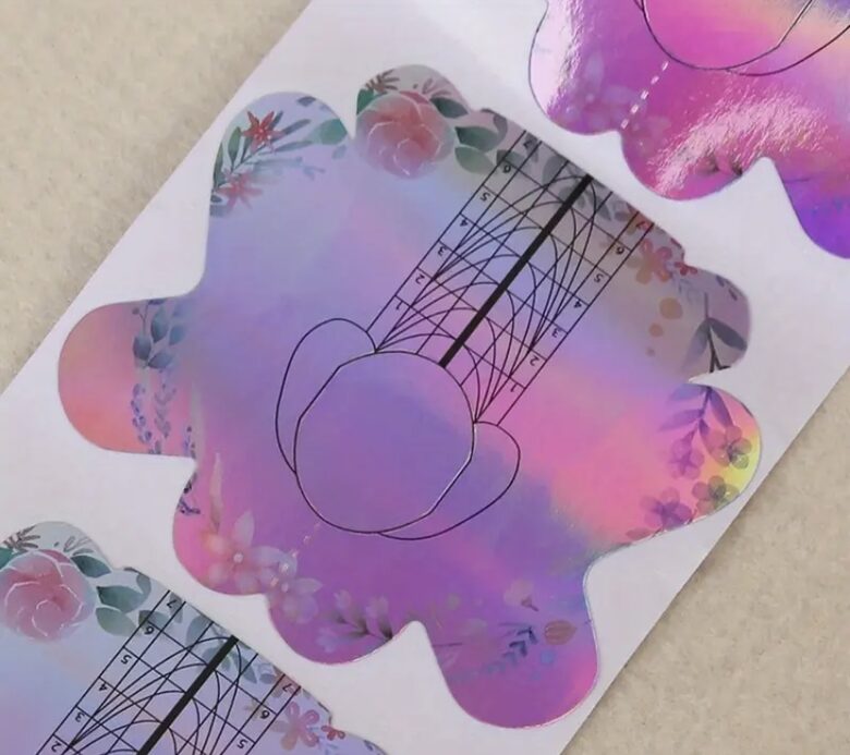 100gab nagu pieaudzēšanas formas rozā