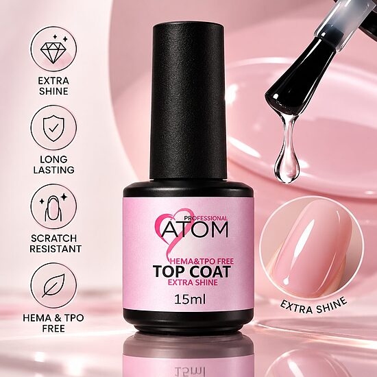 15ml TOP COAT EXTRA SHINE( bez UV filtra ) 